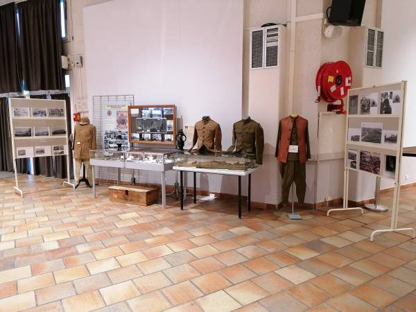 The exhibition on Americans in Indre 1917 1919