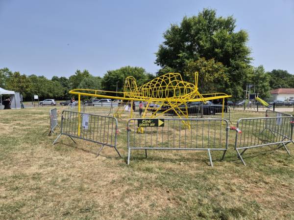 The structure is in place
