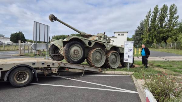 Soon to be installed on the transport vehicle