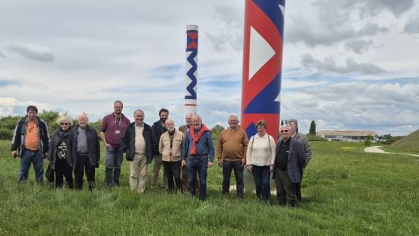 The group of visitors
