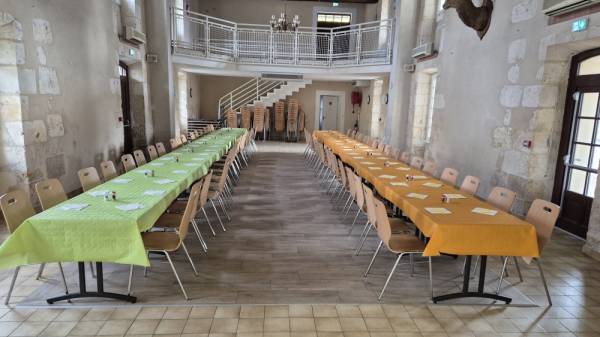 Our volunteers prepared the hall