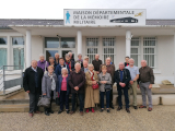 La section de Niherne de l’UNCAFN en visite chez les Amis de La Martinerie