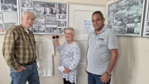 A Franco-American couple visiting La Martinerie