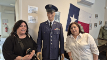 Two Americans visiting La Martinerie