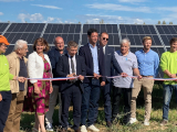 Inauguration of a second solar farm on the La Martinerie site